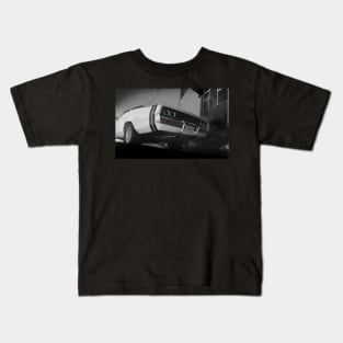 Dodge Charger R/T, Black and White Kids T-Shirt